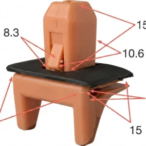 Seguro Plástico MODELO 4374 - Empaque 25 Unidades - Multimarca - Beta Repuestos