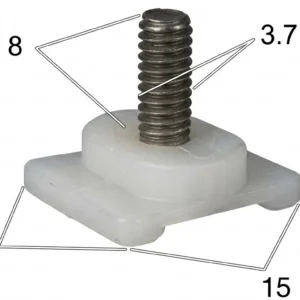 Seguro Plástico MODELO 4406 - Empaque 25 Unidades - Multimarca - Beta Repuestos