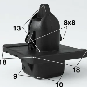 Seguro Plástico MODELO 4164 - Empaque 25 Unidades - Para Tapicerías - Beta Repuestos