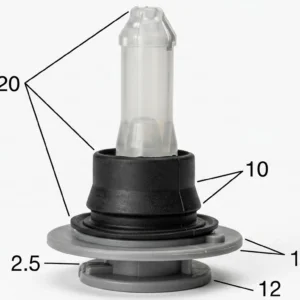 Seguro Plástico MODELO 3675 - Empaque 25 Unidades - Para Tapicerías - Beta Repuestos