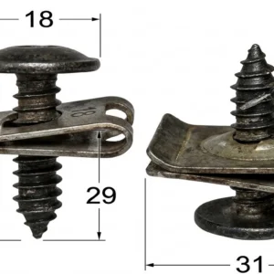 Seguro Plástico Modelo 2630 - 4mm x 250mm - Seguros Plásticos - Beta Repuestos