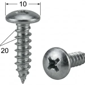 Seguro Plástico Modelo 5375 - M5 x 19mm - Seguros Plásticos - Beta Repuestos