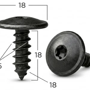 Seguro Plástico Modelo 5310 - M5 x 15mm - Seguros Plásticos - Beta Repuestos