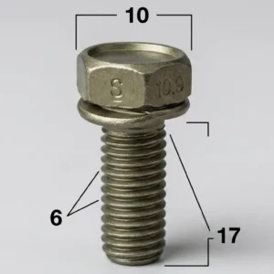 Seguro Plástico Modelo 4101 - M6 x 17mm - Seguros Plásticos - Beta Repuestos