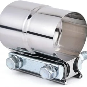 Abrazadera De Escape Doble Perno Acero Zincado 4 pulg. Altura 7,5 Cm - Abrazaderas de Escape - Beta Repuestos