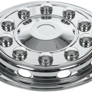 Accesorio de Lujo para Aro 22.5 Pulg. Acero Inoxidable Tipo Americano Delantero - Tapas de Tuerca - Beta Repuestos