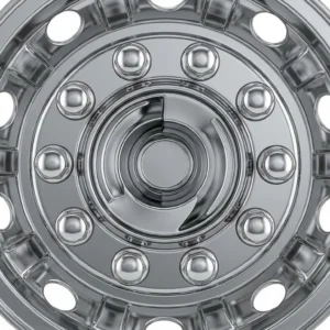 Accesorio de Lujo para Aro 22.5 Pulg. Acero Inoxidable Tipo Americano Posterior - Tapas de Tuerca - Beta Repuestos