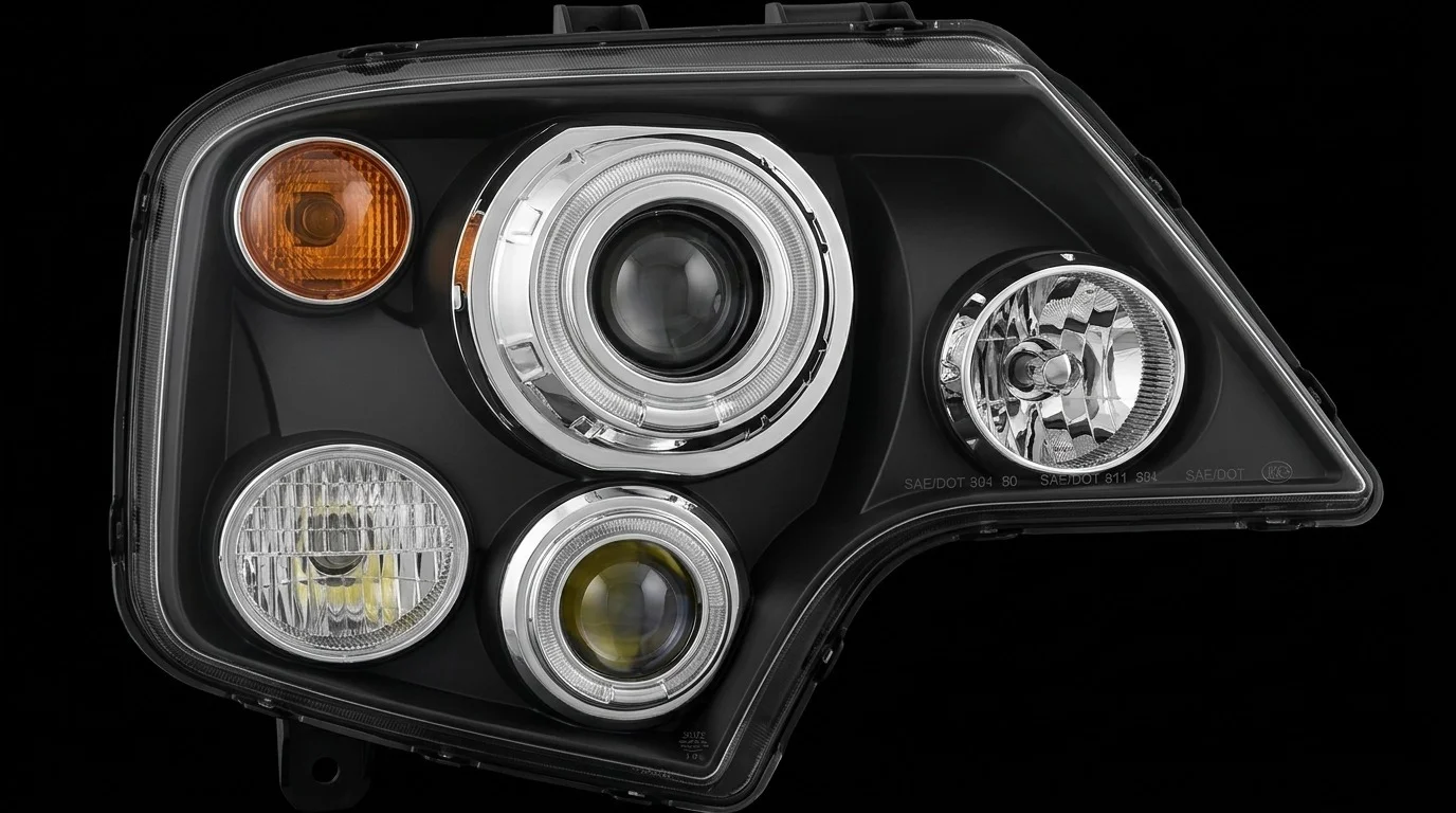 Faro Delantero RH Sinotruk Howo A7 Especial LED - Faros y Lunas para Howo, Sinotruk - Beta Repuestos