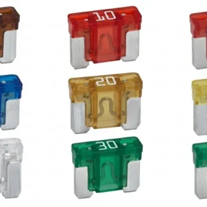 Fusible Micro Patas Cortas (Caja 200 Unidades) 10 Amperios Rojo - Fusibles Micro - Beta Repuestos