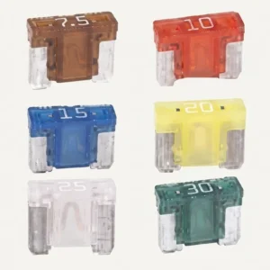 Fusible Micro Patas Cortas (Caja 200 Unidades) 15 Amperios Azul - Fusibles Micro - Beta Repuestos