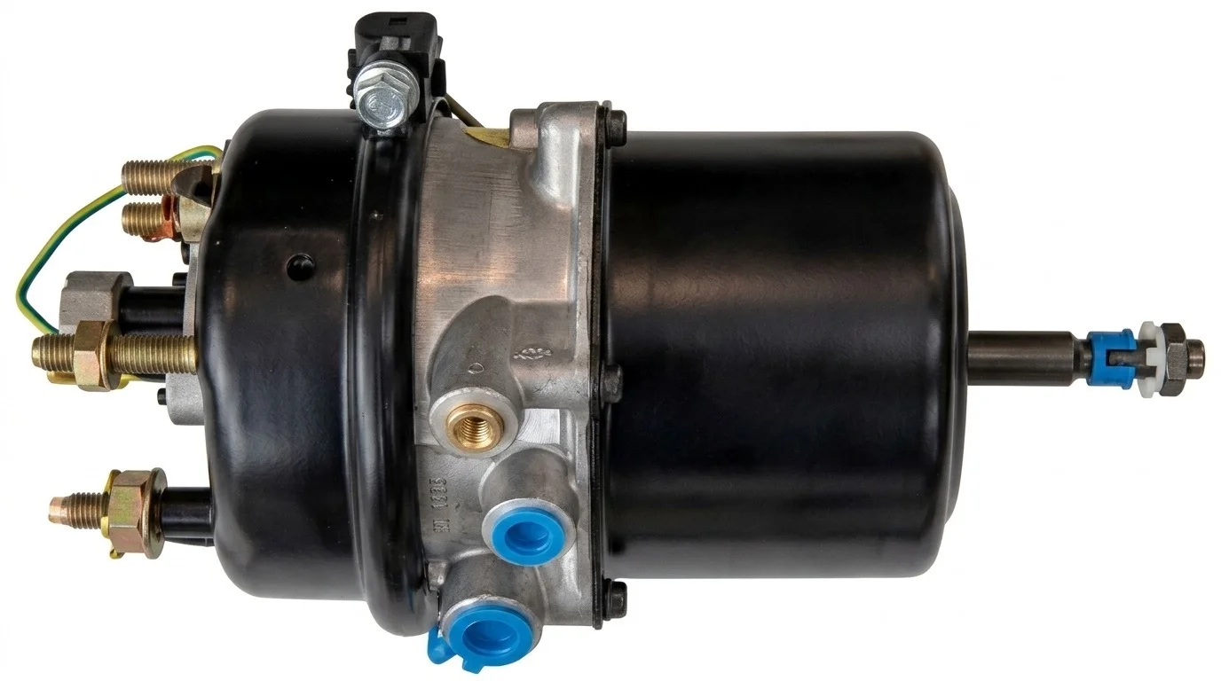 Pulmon Doble Hino 500 Intermedio 4 Pernos M16 Huecos (3/8NPT-3/8NPT) - Pulmones de Aire para Hino, Isuzu - Beta Repuestos